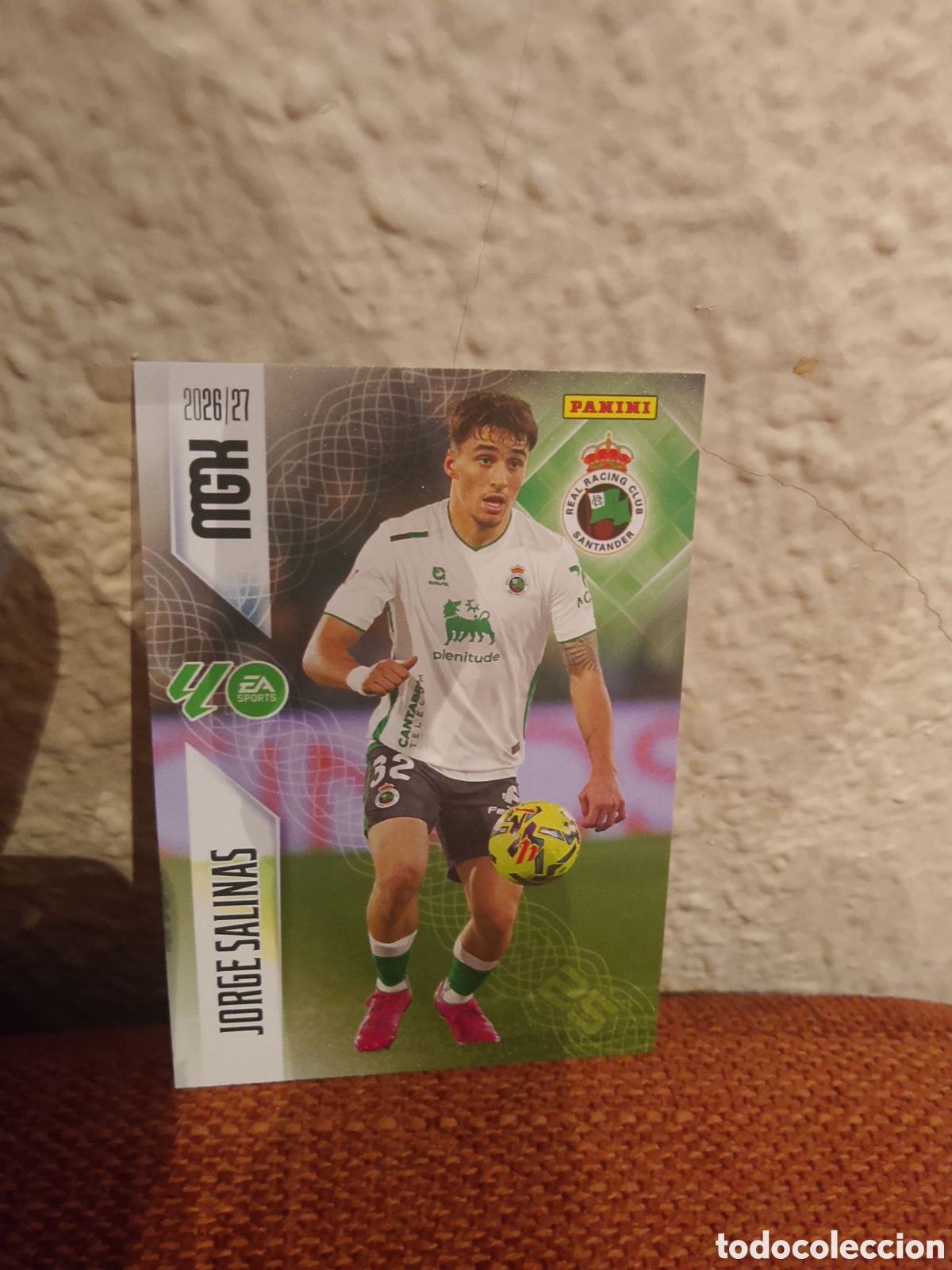 Football Stickers: Jorge Salinas 279 Racing De Santander megacracks 26/27 2026 2027