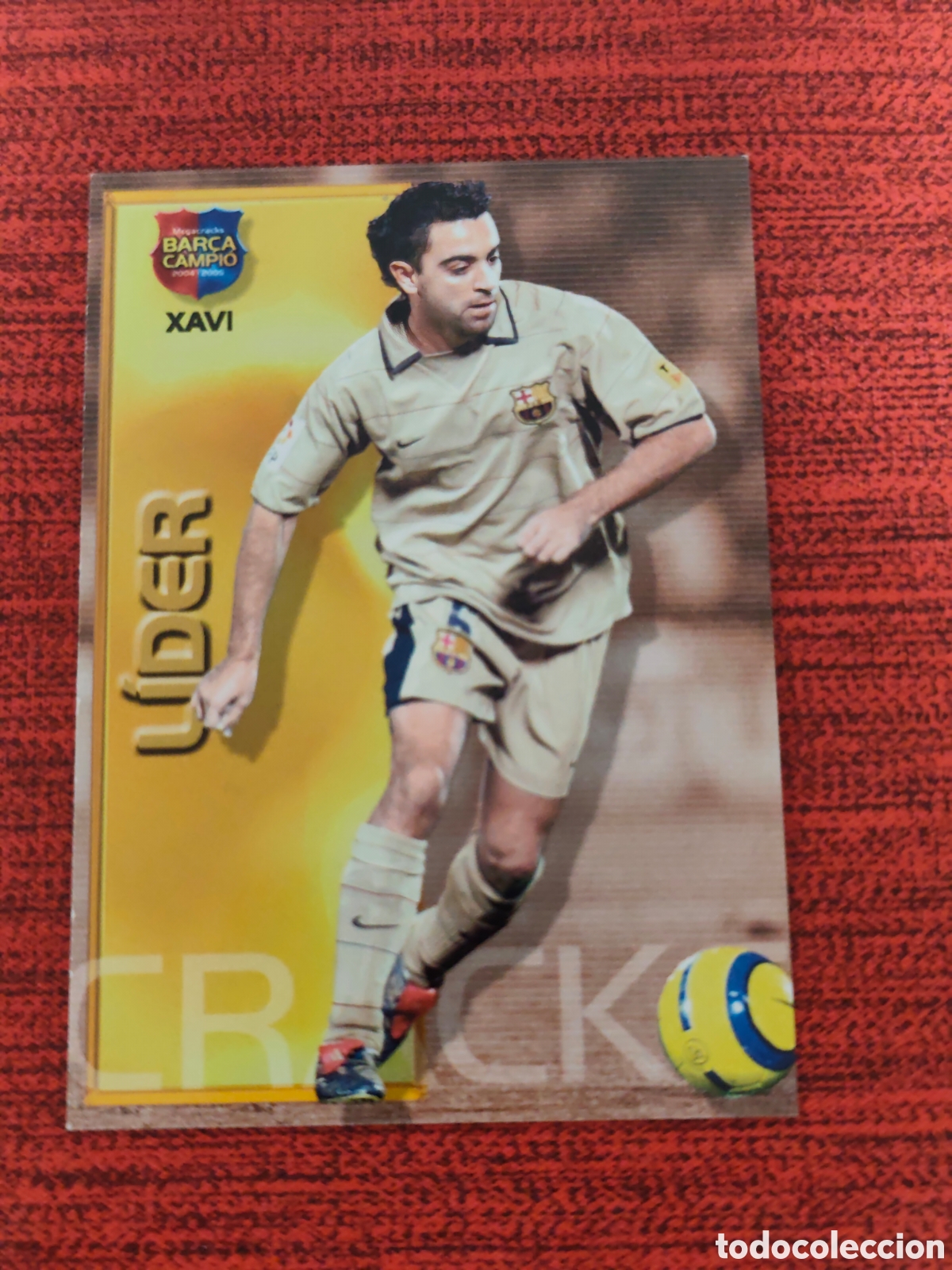 Cromos de f&uacute;tbol: #96 XAVI FC BARCELONA MEGACRACKS BAR&Ccedil;A CAMPI&Oacute; 2004 2005