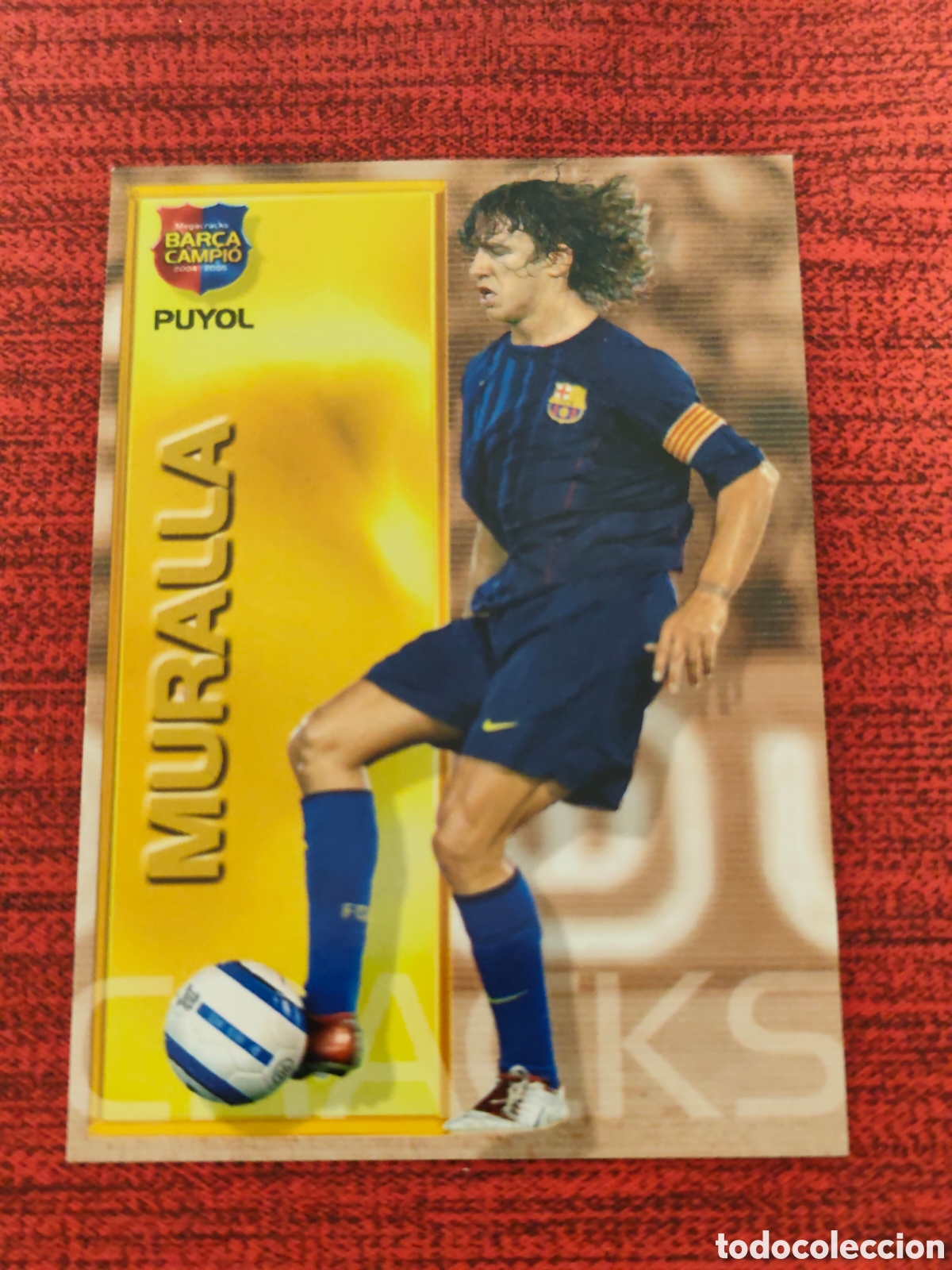 Cromos de f&uacute;tbol: #95 PUYOL FC BARCELONA MEGACRACKS BAR&Ccedil;A CAMPI&Oacute; 2004 2005