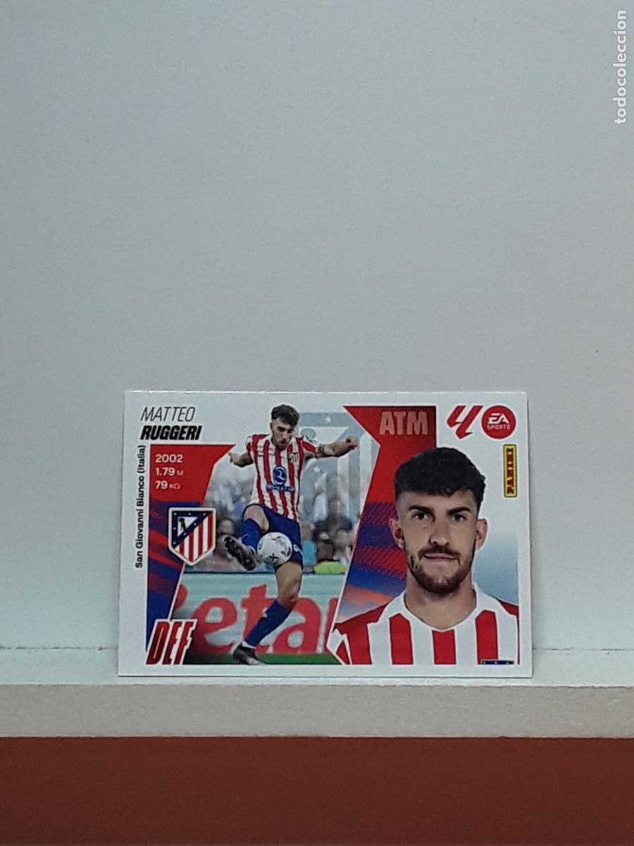 Cromos de f&uacute;tbol: LALIGA ESTE 2025 2026 EA SPORTS 25 26 ALBUM PANINI LIGA N 9BIS 9 BIS ATLETICO MADRID MATTEO RUGGERI