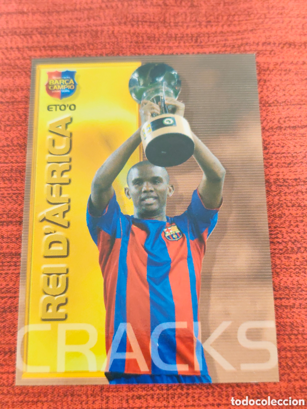 Cromos de f&uacute;tbol: #94 ETO'O FC BARCELONA MEGACRACKS BAR&Ccedil;A CAMPI&Oacute; 2004 2005