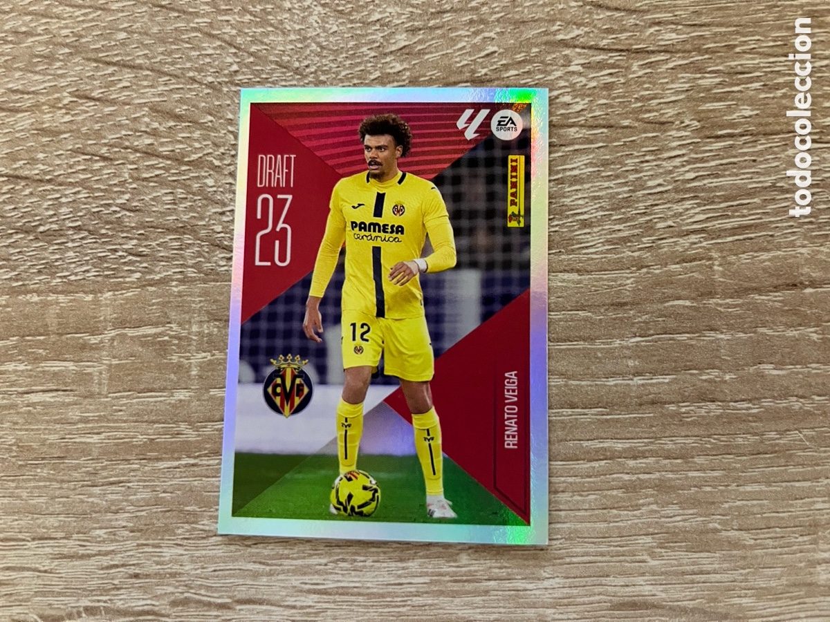 Football Stickers: 20 RENATO VEIGA DRAFT 23 LIGA ESTE EDICIONES ESTE 2026 2027 26 27 VILLARREAL