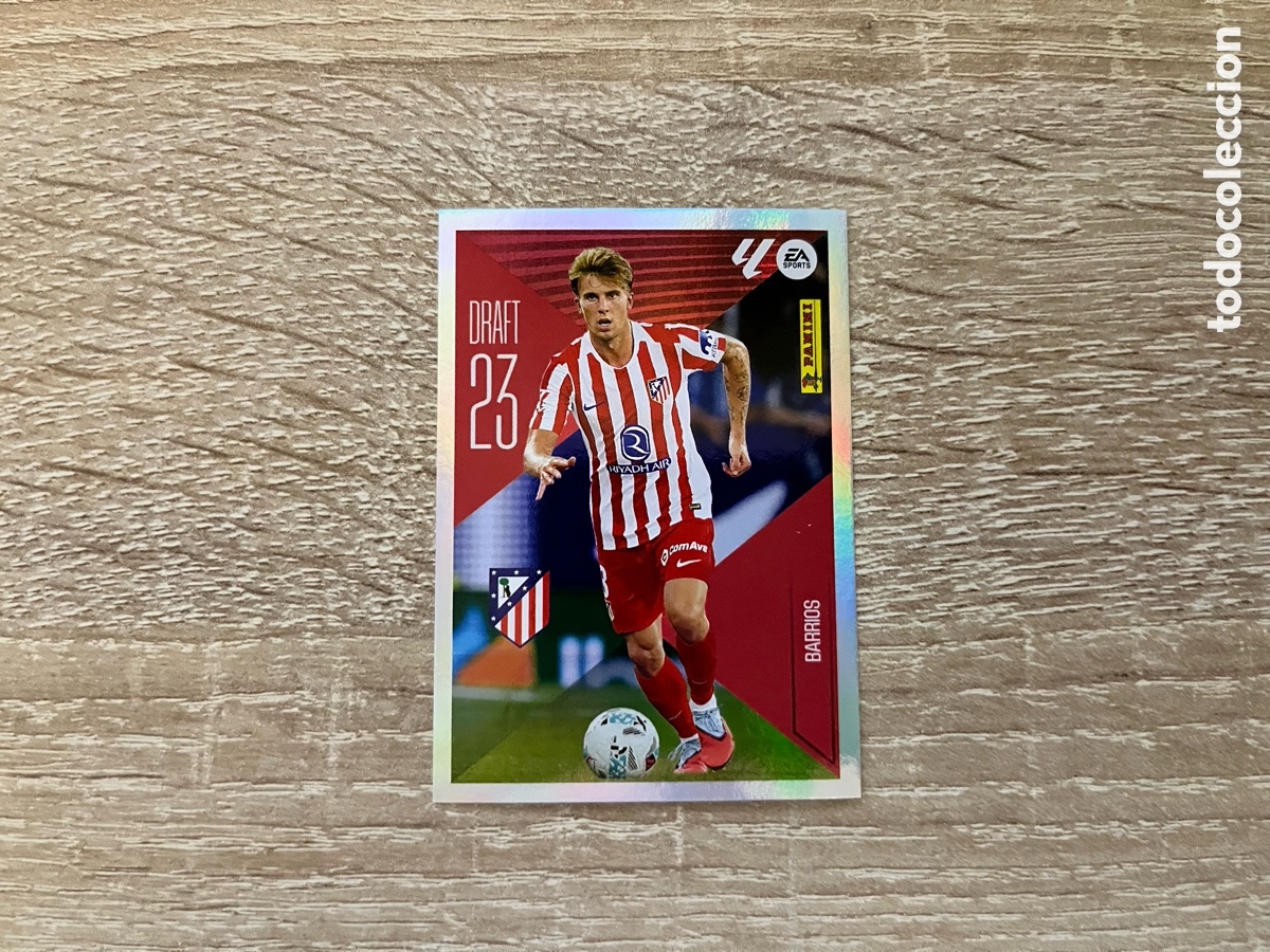 Football Stickers: 3 BARRIOS DRAFT 23 LIGA ESTE EDICIONES ESTE 2026 2027 26 27 ATL&Eacute;TICO DE MADRID