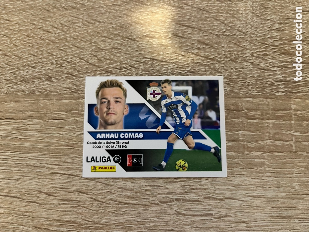 Cromos de f&uacute;tbol: 9B ARNAU COMAS LIGA ESTE EDICIONES ESTE 2026 2027 26 27 DEPORTIVO DE A CORU&Ntilde;A