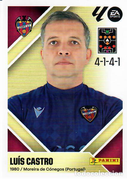 Cromos de f&uacute;tbol: CROMO PANINI LIGA ESTE 26 27 - N&ordm; 2 - LU&Iacute;S CASTRO - LEVANTE