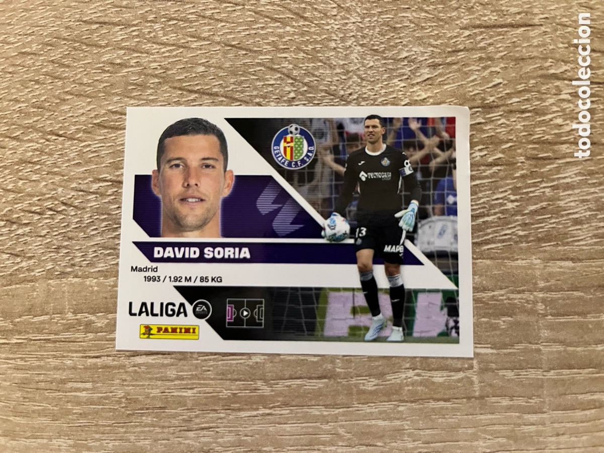 Cromos de f&uacute;tbol: 3 DAVID SORIA LIGA ESTE EDICIONES ESTE 2026 2027 26 27 GETAFE
