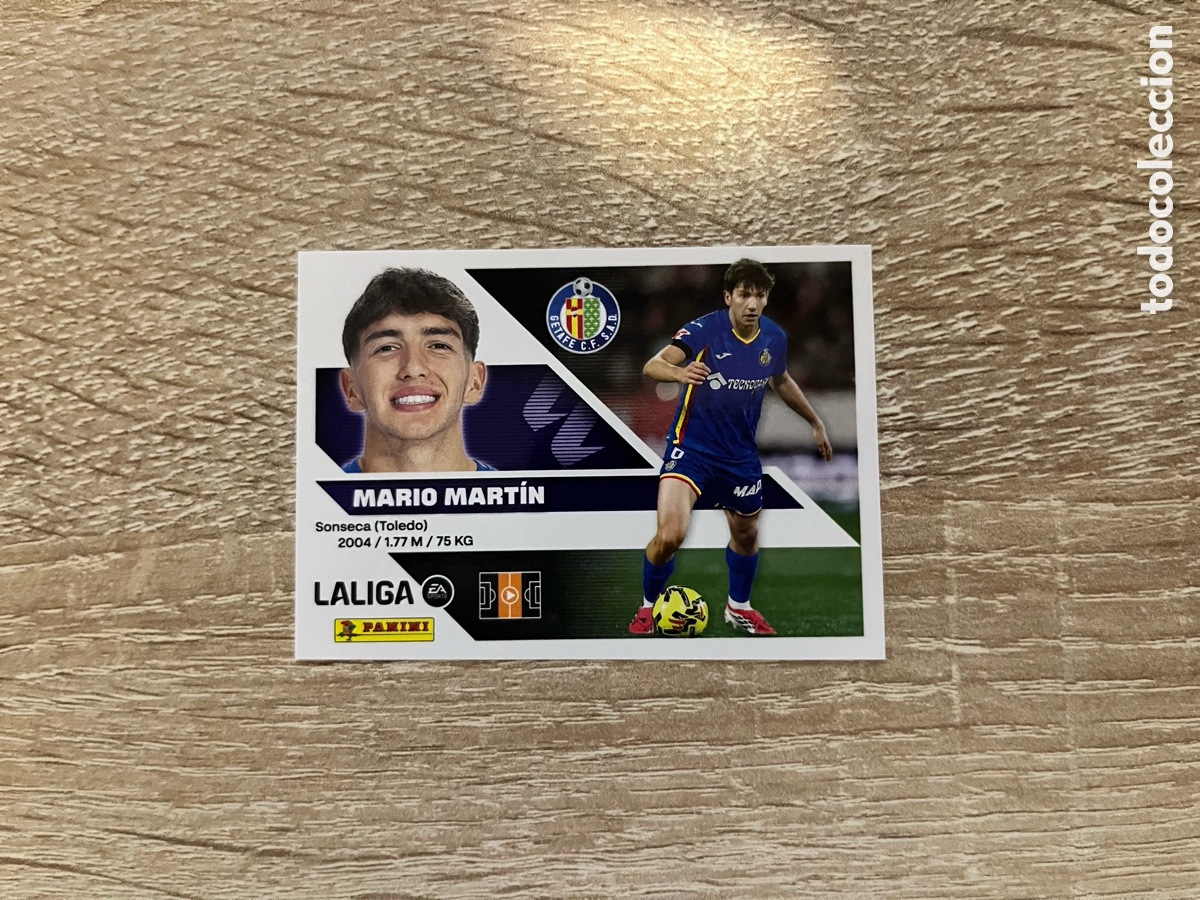 Cromos de f&uacute;tbol: 11 MARIO MART&Iacute;N LIGA ESTE EDICIONES ESTE 2026 2027 26 27 GETAFE