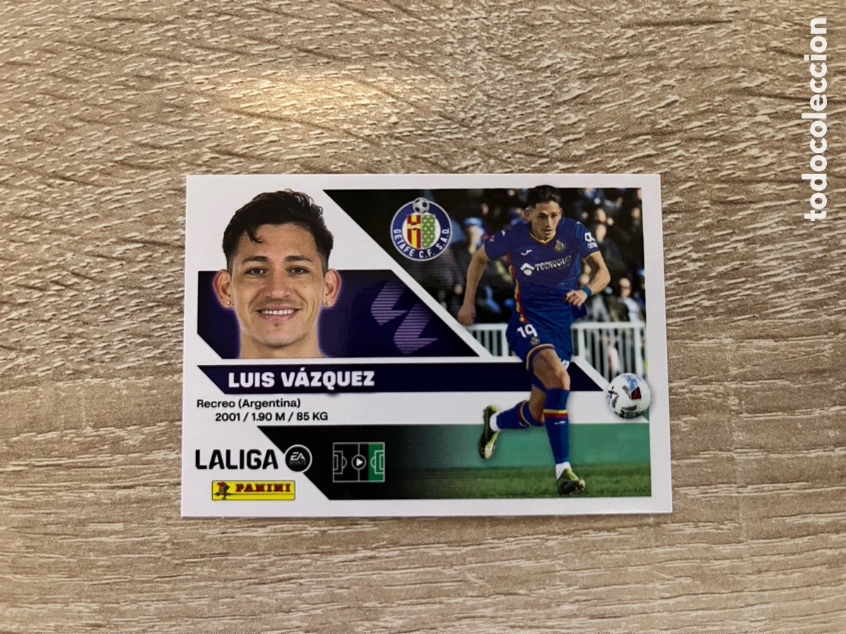 Cromos de f&uacute;tbol: 19 LUIS V&Aacute;ZQUEZ LIGA ESTE EDICIONES ESTE 2026 2027 26 27 GETAFE