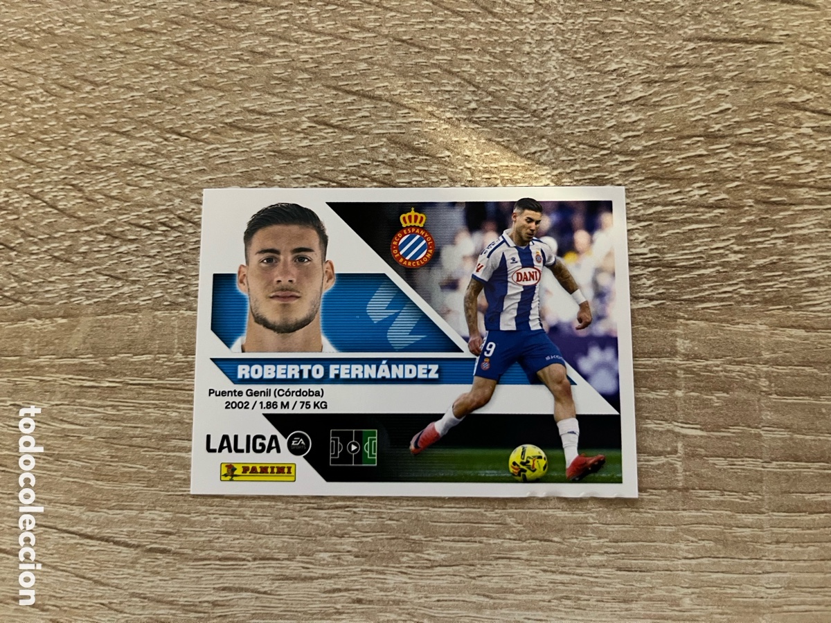 Cromos de f&uacute;tbol: 20 ROBERTO FERN&Aacute;NDEZ LIGA ESTE EDICIONES ESTE 2026 2027 26 27 ESPANYOL ESPA&Ntilde;OL