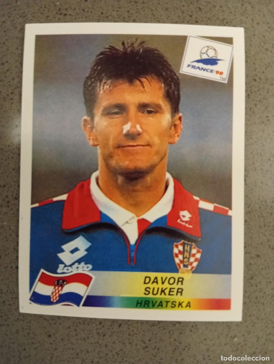 Cromos de f&uacute;tbol: DAVOR SUKER 548 CROACIA PANINI FRANCIA 1998 98 SIN PEGAR NUNCA PEGADO