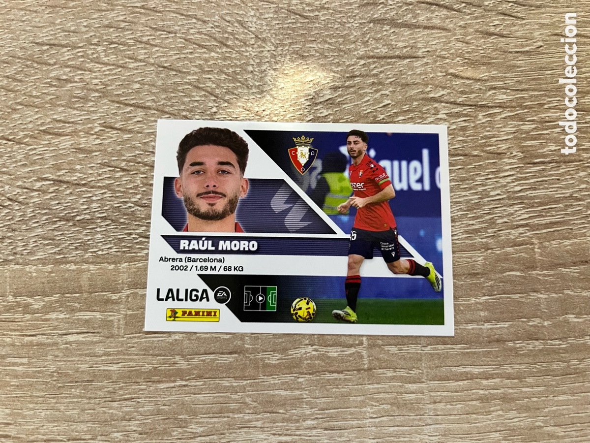 Cromos de f&uacute;tbol: 17 RA&Uacute;L MORO LIGA ESTE EDICIONES ESTE 2026 2027 26 27 OSASUNA