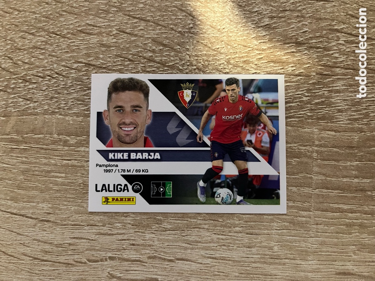 Cromos de f&uacute;tbol: 19 KIKE BARJA LIGA ESTE EDICIONES ESTE 2026 2027 26 27 OSASUNA