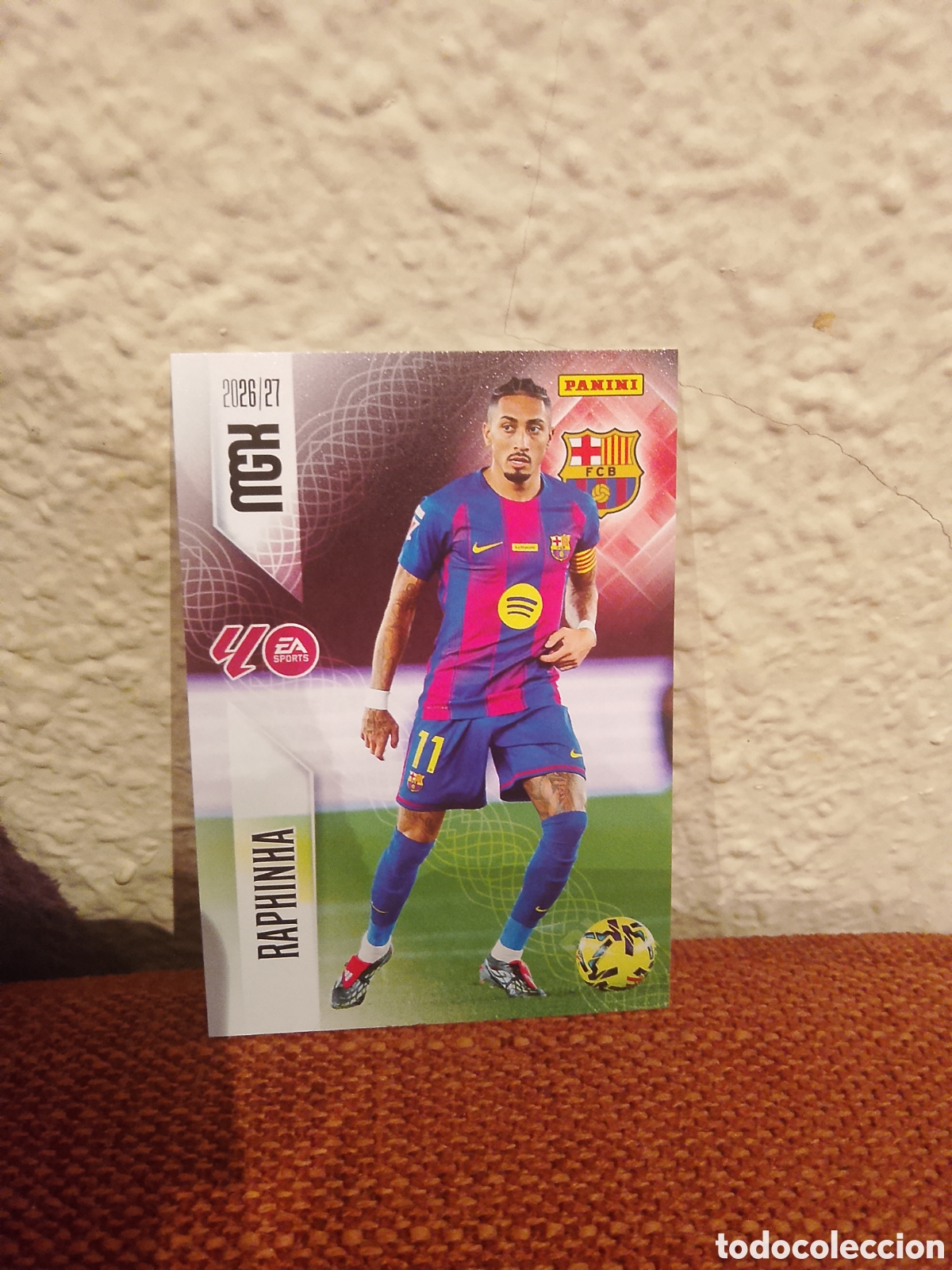 Cromos de f&uacute;tbol: Raphinha 88 Barcelona megacracks 26/27 2026 2027