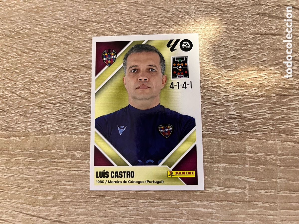 Cromos de f&uacute;tbol: 2 LUIS CASTRO LIGA ESTE EDICIONES ESTE 2026 2027 26 27 LEVANTE