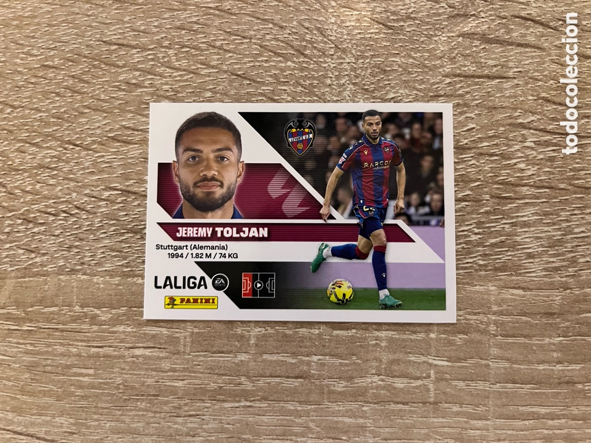 Cromos de f&uacute;tbol: 5 TOLJAN LIGA ESTE EDICIONES ESTE 2026 2027 26 27 LEVANTE