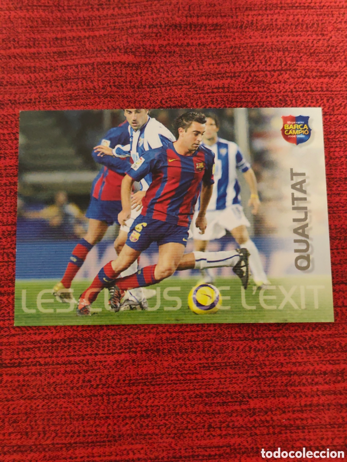 Cromos de f&uacute;tbol: #100 XAVI FC BARCELONA MEGACRACKS BAR&Ccedil;A CAMPI&Oacute; 2004 2005