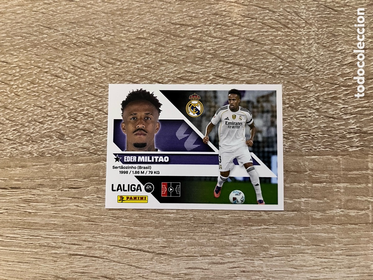 Cromos de f&uacute;tbol: 6 MILITAO LIGA ESTE EDICIONES ESTE 2026 2027 26 27 REAL MADRID