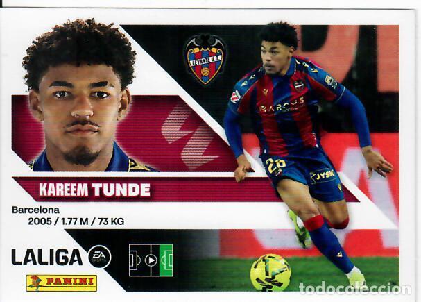 Cromos de f&uacute;tbol: CROMO PANINI LIGA ESTE 26 27 - N&ordm; 16 - TUNDE - LEVANTE