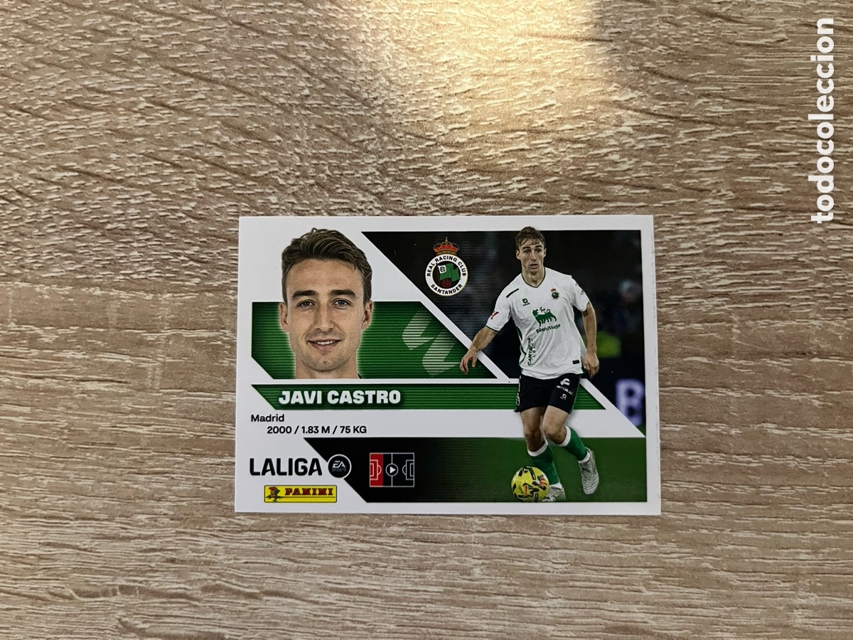 Cromos de f&uacute;tbol: 8 JAVI CASTRO LIGA ESTE EDICIONES ESTE 2026 2027 26 27 RACING CLUB DE SANTANDER
