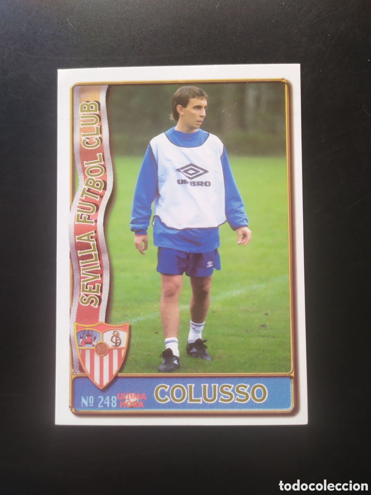Cromos de f&uacute;tbol: Mundicromo fichas Liga 1996 1997 96 97 Colusso ultima hora n&deg; 248 Sevilla