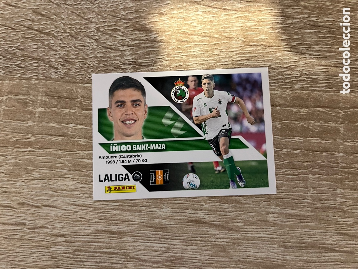 Cromos de f&uacute;tbol: 13 I&Ntilde;IGO LIGA ESTE EDICIONES ESTE 2026 2027 26 27 RACING CLUB DE SANTANDER