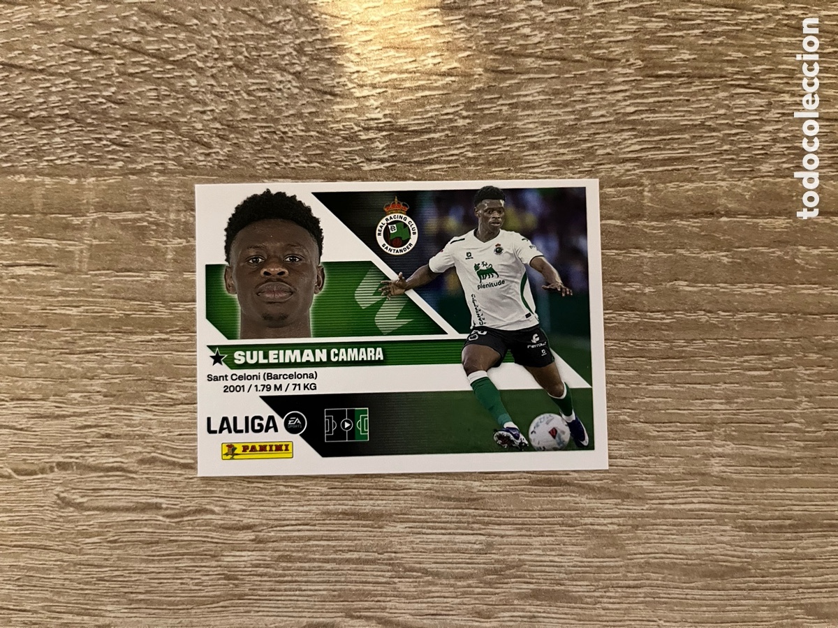Cromos de f&uacute;tbol: 15 SULEIMAN LIGA ESTE EDICIONES ESTE 2026 2027 26 27 RACING CLUB DE SANTANDER
