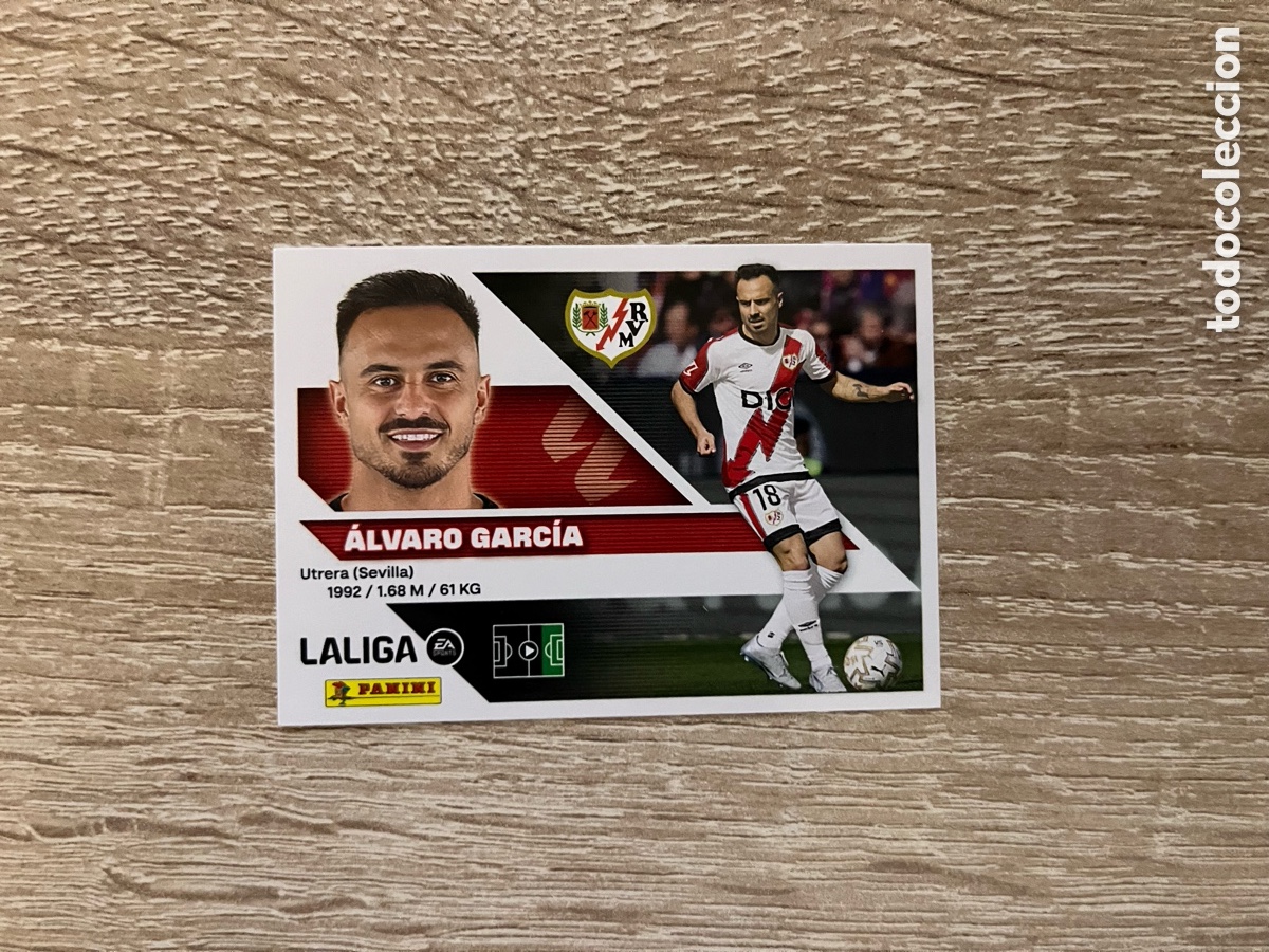 Cromos de f&uacute;tbol: 18 ALVARO GARC&Iacute;A LIGA ESTE EDICIONES ESTE 2026 2027 26 27 RAYO VALLECANO