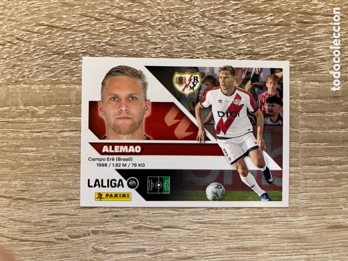 Cromos de f&uacute;tbol: 20 ALEMAO LIGA ESTE EDICIONES ESTE 2026 2027 26 27 RAYO VALLECANO