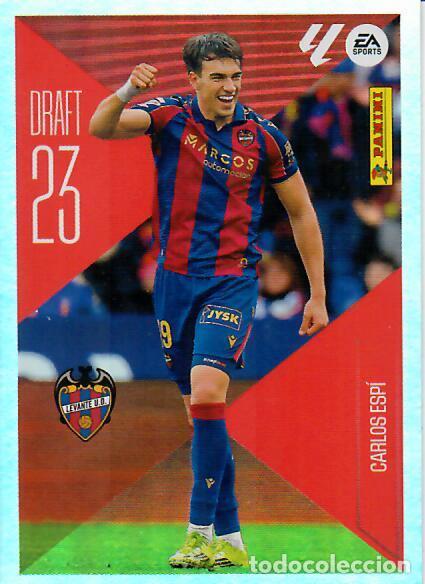 Cromos de f&uacute;tbol: CROMO PANINI LIGA ESTE 26 27 - DRAFT 23 N&ordm; 4 - CARLOS ESP&Iacute; - LEVANTE