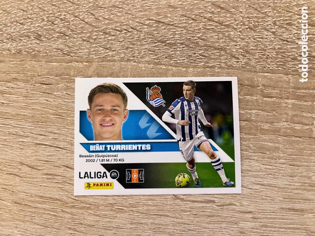Cromos de f&uacute;tbol: 12 TURRIENTES LIGA ESTE EDICIONES ESTE 2026 2027 26 27 REAL SOCIEDAD