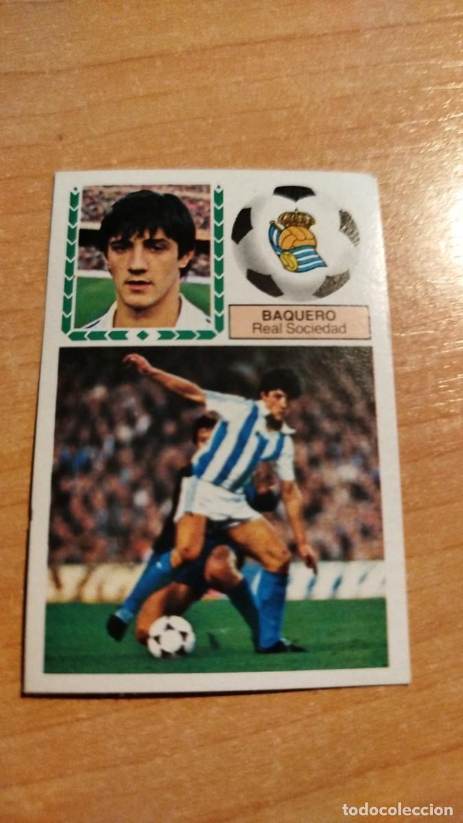 Cromos de f&uacute;tbol: LIGA ESPA&Ntilde;OLA 83/84 - REAL SOCIEDAD - BAQUERO
