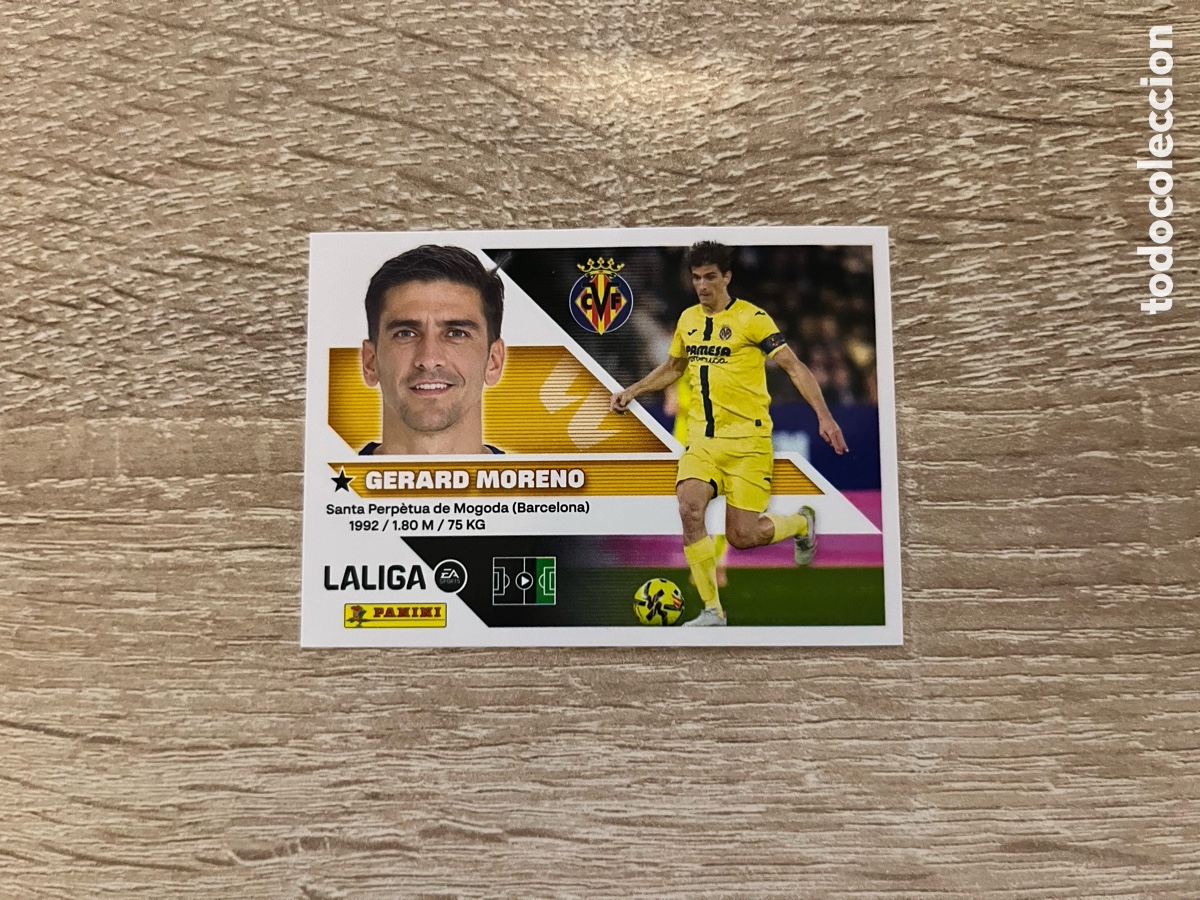 Cromos de f&uacute;tbol: GERARD MORENO LIGA ESTE EDICIONES ESTE 2026 2027 26 27 VILLARREAL