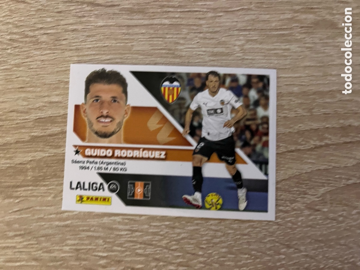 Cromos de f&uacute;tbol: 12 GUIDO RODRIGUEZ LIGA ESTE EDICIONES ESTE 2026 2027 26 27 VALENCIA CF
