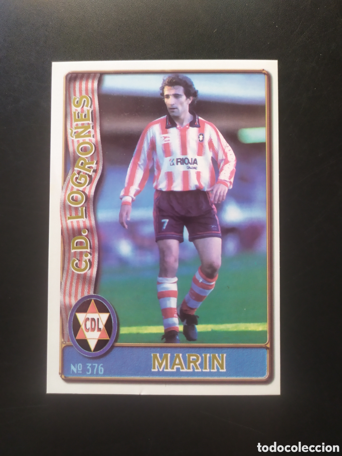 Cromos de f&uacute;tbol: Mundicromo fichas Liga 1996 1997 96 97 Mar&iacute;n n&deg; 376 Logro&ntilde;es
