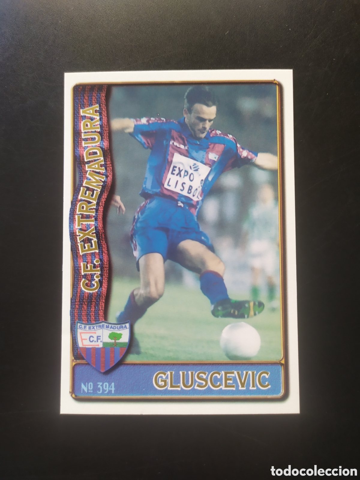 Cromos de f&uacute;tbol: Mundicromo fichas Liga 1996 1997 96 97 Gluscevic n&deg; 394 Extremadura