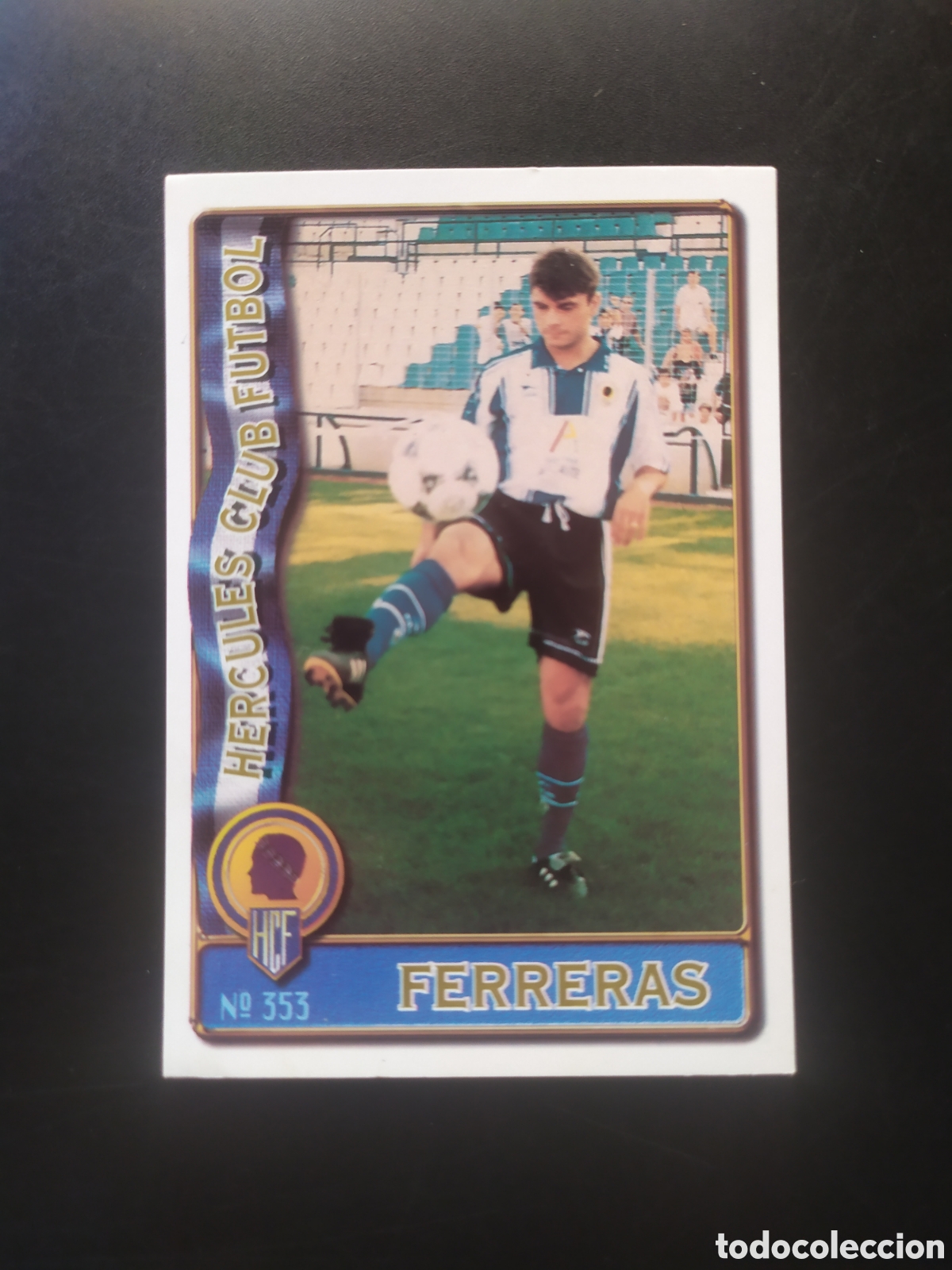 Cromos de f&uacute;tbol: Mundicromo fichas Liga 1996 1997 96 97 Ferreras n&deg; 353 Hercules