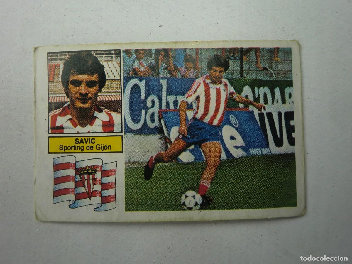 Cromos de f&uacute;tbol: Cromo de f&uacute;tbol LIGA ESTE 82-83 1982-1983: SAVIC (Sporting de Gij&oacute;n), &uacute;ltimos fichajes N&ordm; 18
