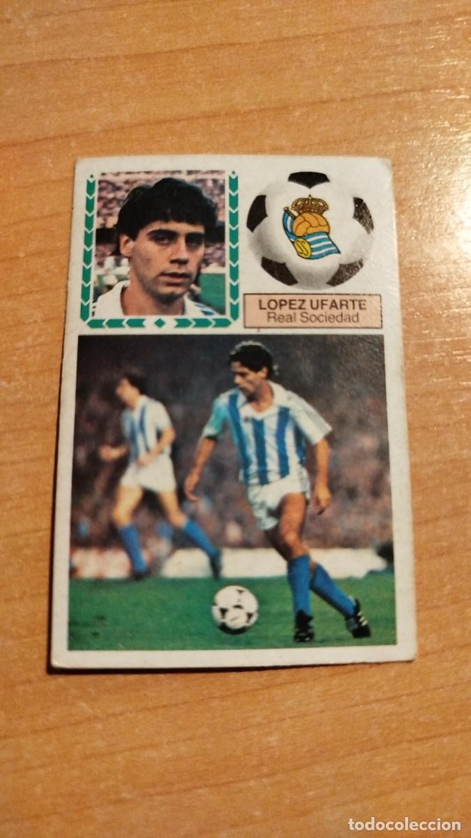 Cromos de f&uacute;tbol: LIGA ESPA&Ntilde;OLA 83/84 - REAL SOCIEDAD - LOPEZ UFARTE