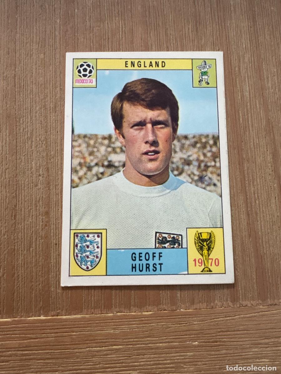 Cromos de f&uacute;tbol: 22. CROMO MUNDIAL M&Eacute;XICO 70 PANINI DESPEGADO INGLATERRA GEOFF HURST