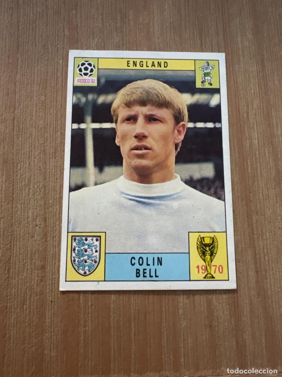 Cromos de f&uacute;tbol: 22. CROMO MUNDIAL M&Eacute;XICO 70 PANINI DESPEGADO INGLATERRA COLIN BELL