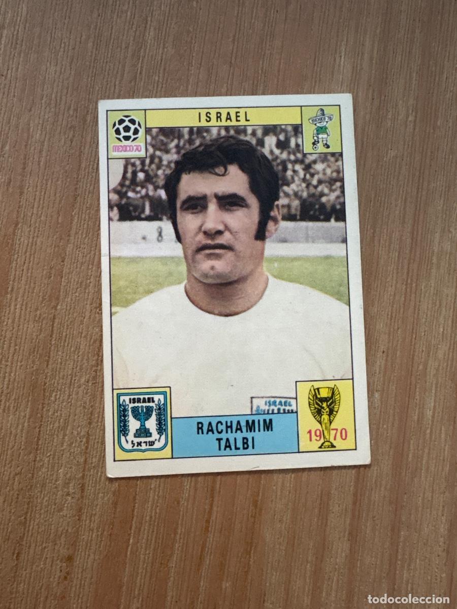 Cromos de f&uacute;tbol: 22. CROMO MUNDIAL M&Eacute;XICO 70 PANINI ISRAEL RACHAMIM TALBI SIN PEGAR