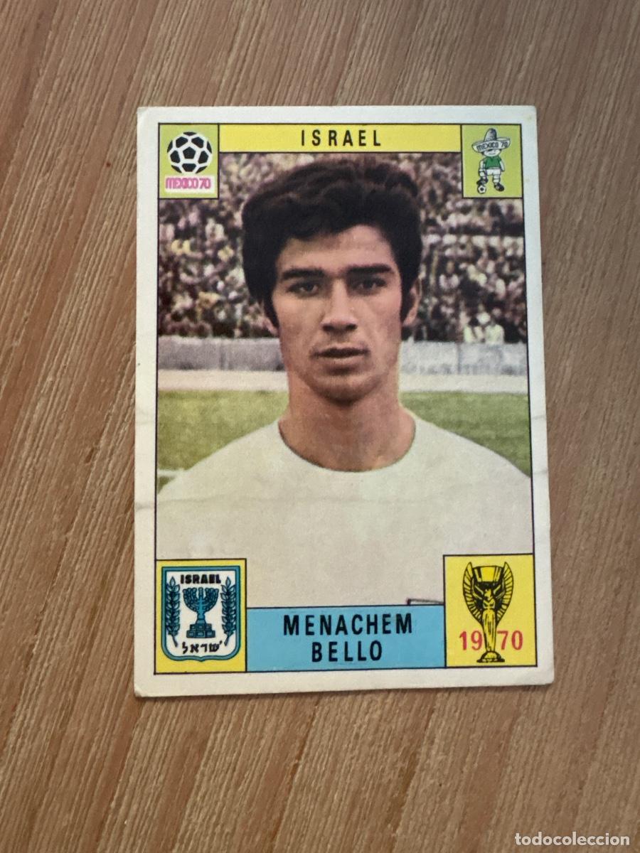 Cromos de f&uacute;tbol: 22. CROMO MUNDIAL M&Eacute;XICO 70 PANINI ISRAEL MENACHEM BELLO SIN PEGAR