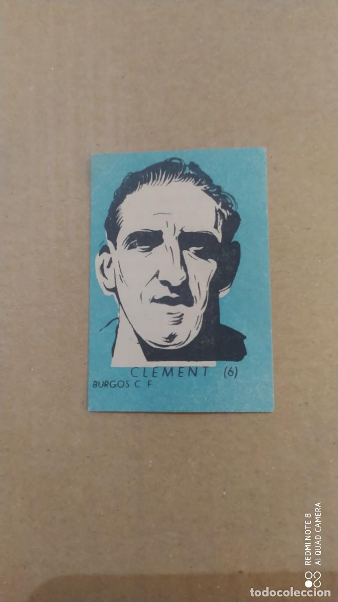 Fu&szlig;ball-Sticker: BURGOS 6 CLEMENT - DINAMICO 1951 1952 -51 52 - CHOCOLATES EL LINCE Y MADAM , F