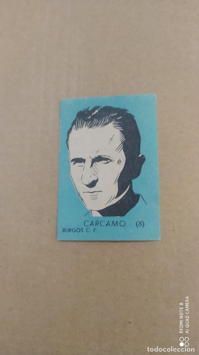 Fu&szlig;ball-Sticker: BURGOS 8 CARCAMO - DINAMICO 1951 1952 -51 52 - CHOCOLATES EL LINCE Y MADAM , F