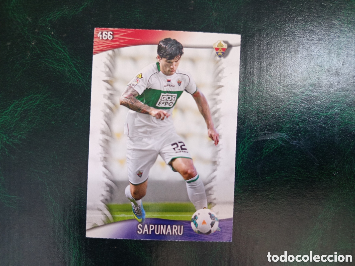 Fu&szlig;ball-Sticker: ❇️ CROMO ⚽ SAPUNARU ELCHE 466 FICHAS LIGA QUIZ GAME 2014 13 14 2013 2014 MUNDICROMO ❇️