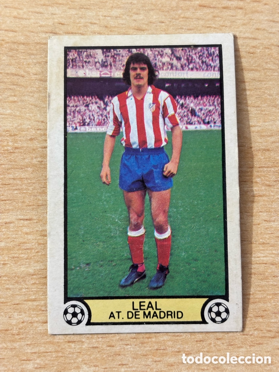 Cromos de f&uacute;tbol: Leal Atletico de Madrid Liga 79-80 sin pegar muy buen estado