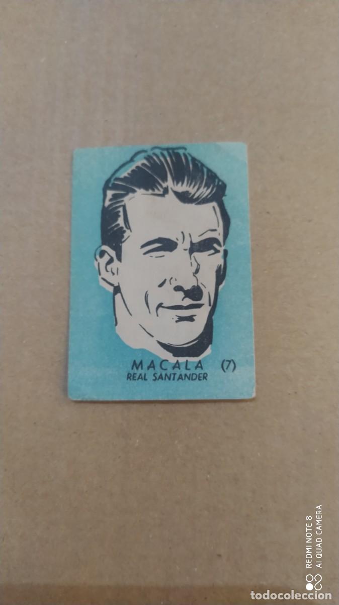 Cromos de f&uacute;tbol: REAL SANTANDER 7 MACALA - DINAMICO 1951 1952 -51 52 - CHOCOLATES EL LINCE Y MADAM , F