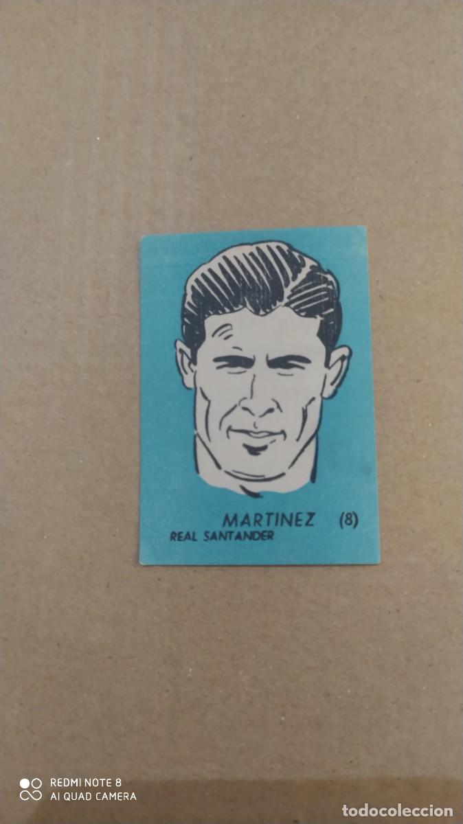 Fu&szlig;ball-Sticker: REAL SANTANDER 8 MARTINEZ - DINAMICO 1951 1952 -51 52 - CHOCOLATES EL LINCE Y MADAM , F