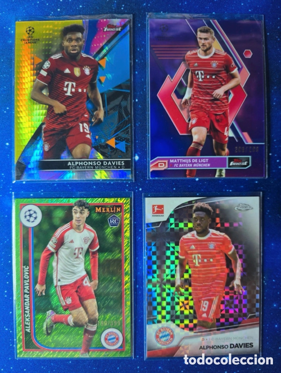 Cromos de f&uacute;tbol: Topps - Bayern Munich lot (4 numbered)
