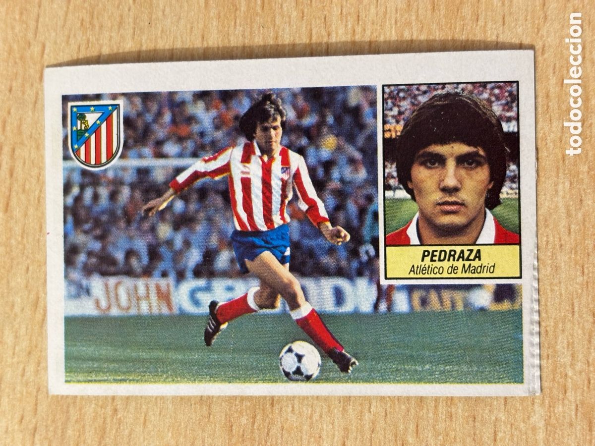Cartes &agrave; collectionner de Football: Pedraza Atletico de Madrid Ed. Este 84-85 sin pegar